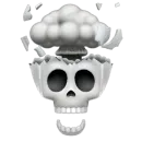 Стикер SKULL MEMOJI