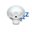 Стикер SKULL MEMOJI