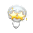Стикер SKULL MEMOJI