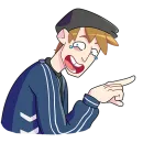 Стикер Славик вернулся Без текста