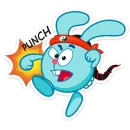 Стикер Смешарики снимают кино