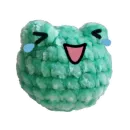 Стикер Крошка лягушка