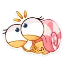 Стикер Улитка Несси