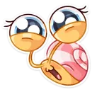 Стикер Улитка Несси