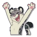 Стикер Snow Leopard