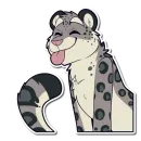 Стикер Snow Leopard
