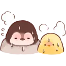 Стикер Soft and Cute Chicks Summer