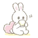 Стикер Зайка