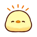 Стикер Soft and Cute Chicks Feelings