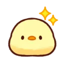 Стикер Soft and Cute Chicks Feelings