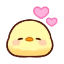 Стикер Soft and Cute Chicks Feelings