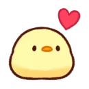 Стикер Soft and Cute Chicks Feelings