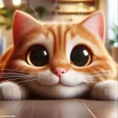 Стикер Милые котики