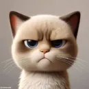 Стикер Милые котики