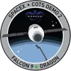 Стикер Космос и эмблемы Space X