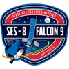 Стикер Космос и эмблемы Space X