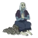 Стикер Ух ты, говорящая рыба!