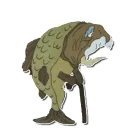 Стикер Ух ты, говорящая рыба!