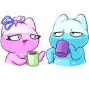 Стикер Шуршащая нежность Без Текста