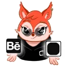 Стикер squirrel DP