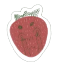 Стикер клубника