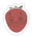 Стикер клубника