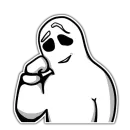 Стикер Незнакомец