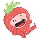 Стикер Клубничка