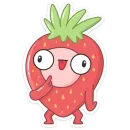 Стикер Клубничка