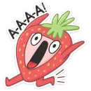 Стикер Клубничка