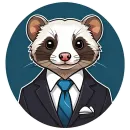 Стикер Suit polecat