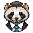 Стикер Suit polecat