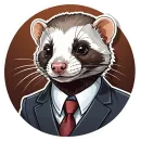 Стикер Suit polecat