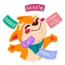 Стикер Пёсик Санни