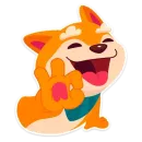 Стикер Пёсик Санни