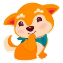 Стикер Пёсик Санни