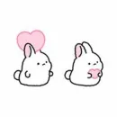 Стикер Rabbit Love