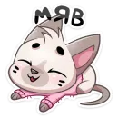 Стикер Бисквит в свитере