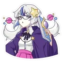 Стикер астерия без надписей