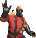 Стикер Team Fortress 2 Pyro