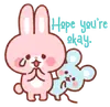 Стикер bear & bunny