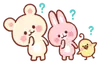 Стикер bear & bunny