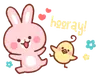 Стикер bear & bunny