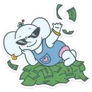 Стикер ТимаТомное настроение