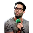 Стикер Tyler Hoechlin WTF