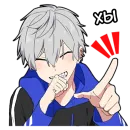 Стикер Тихий-кун 4