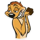 Стикер Тимон и Пумба