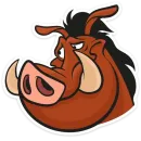 Стикер Тимон и Пумба