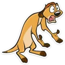 Стикер Тимон и Пумба