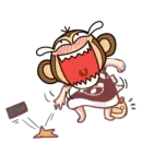 Стикер monkey